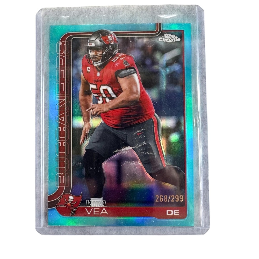2023 Topps 1996 Topps Chrome Vita Vea Serial #268/299 #286 Buccaneers NFL